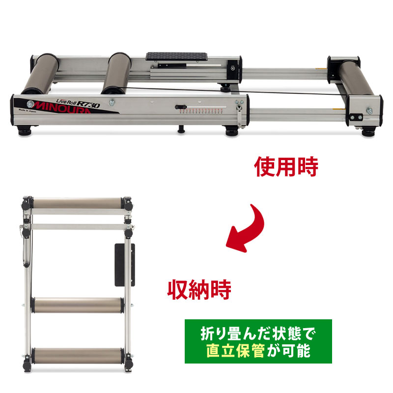 楽天市場】ミノウラ LIVEROLL R730 ライブロールR730 MINOURA : 自転車