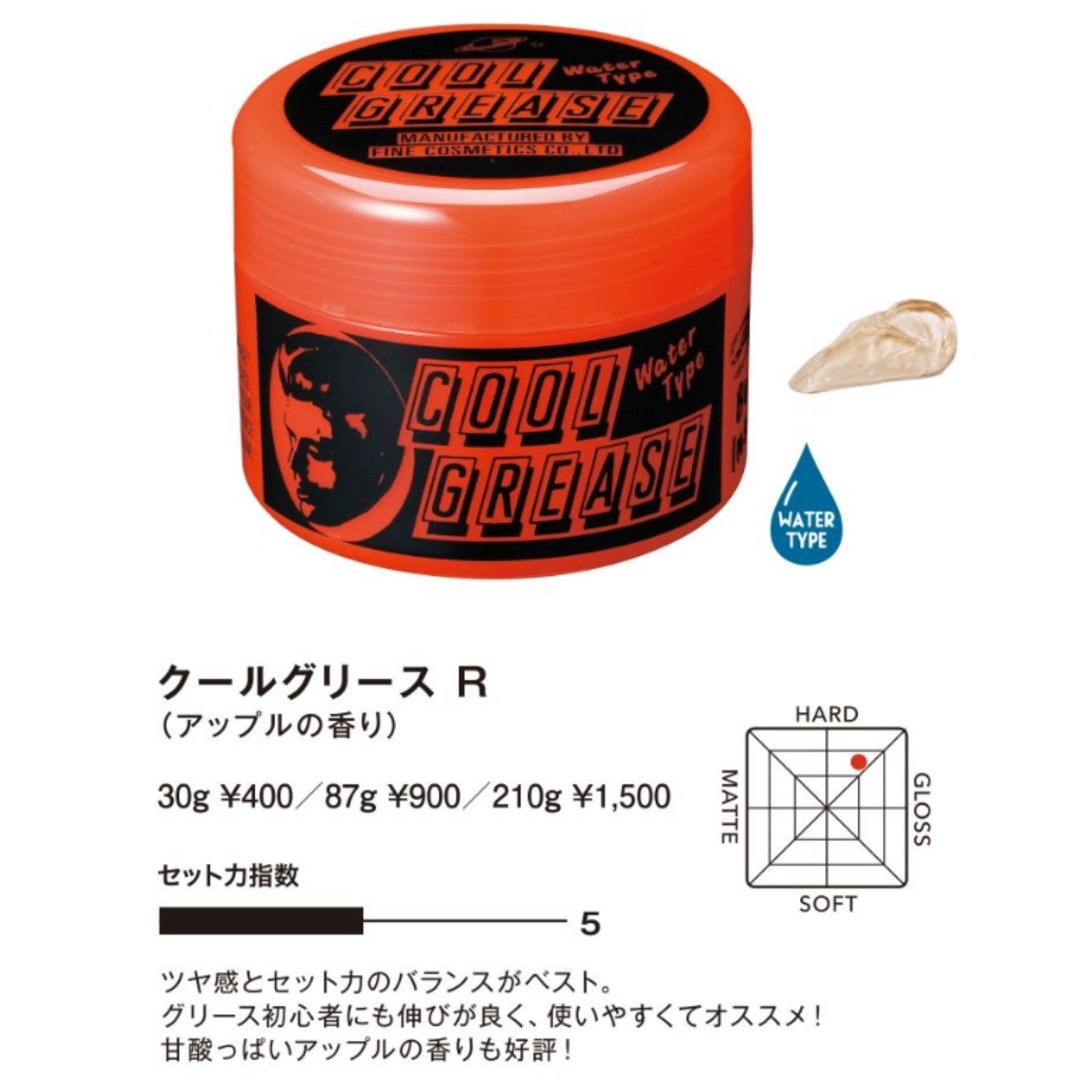 楽天市場】【選べる2個】 阪本高生堂 クールグリース 青 210g クック