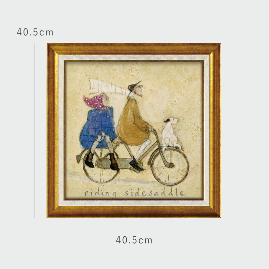 楽天市場】サムトフト 絵画 絵 アート 40.5×40.5cm 【サイドサドル