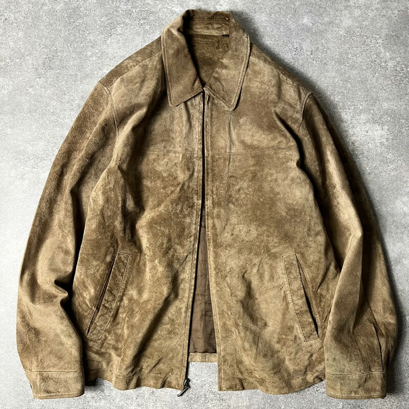 楽天市場】90s ROUNDTREE & YORKE ライナー付き 本革 スエード レザー