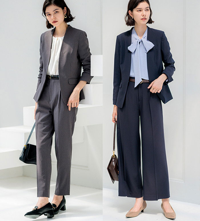 楽天市場】【2点セット】選べるボトム！洗えて型くずれしないノー