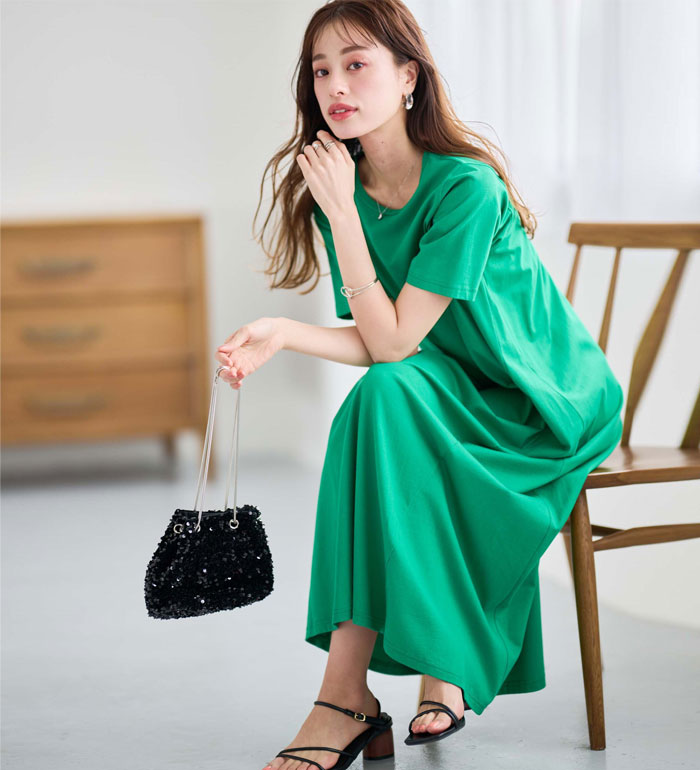 楽天市場】ワンピース レディース ＜BC＞綿100％ひんやりポケット付