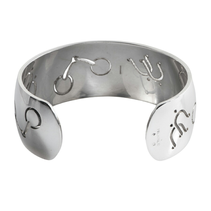 楽天市場】HERMES エルメス カフ バングル ブレスレット ホースビット