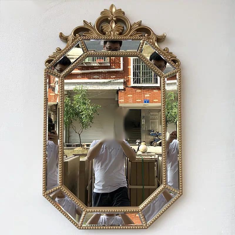 楽天市場】A019841高級豪華鏡 アンティーク調 壁掛け鏡 壁掛け