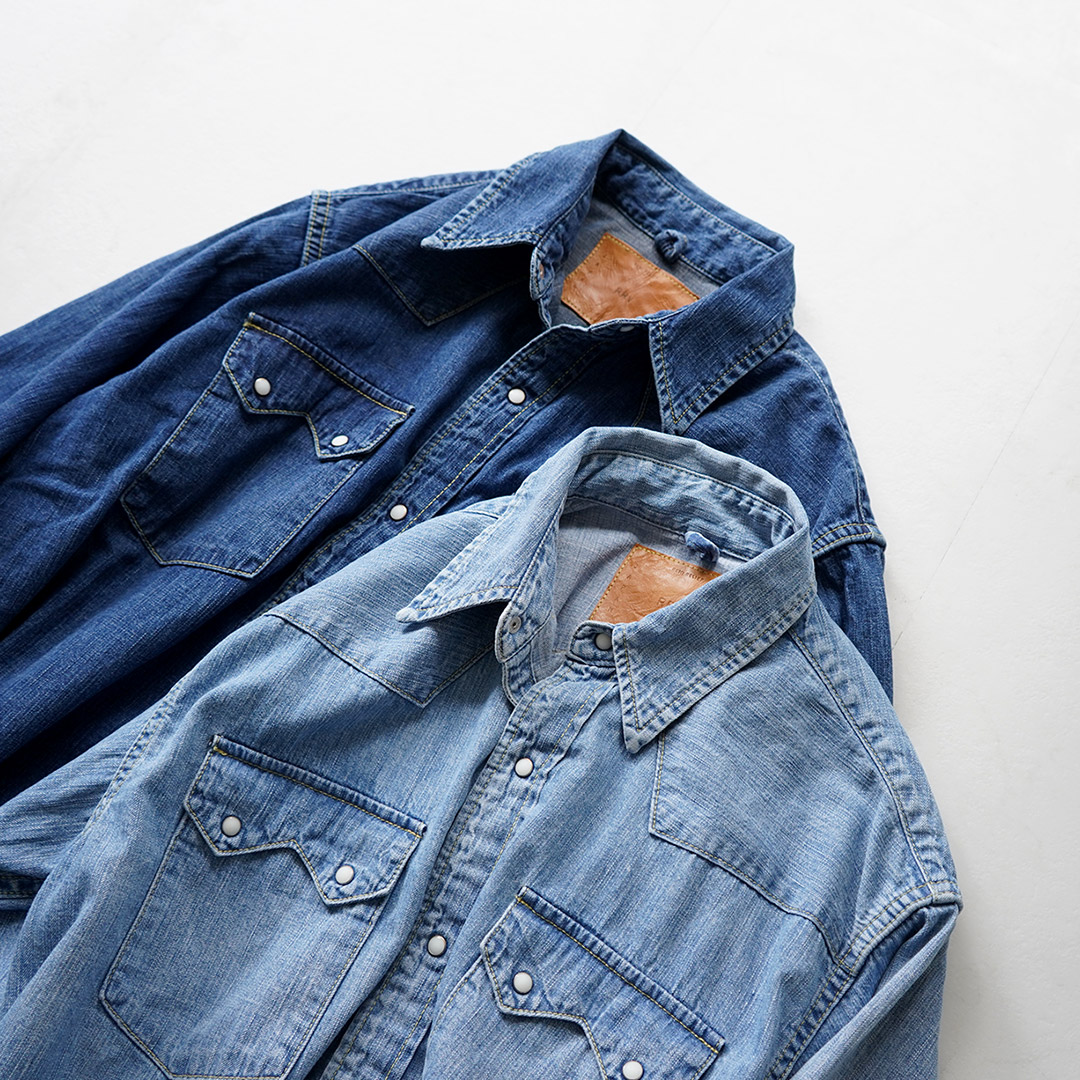 楽天市場】REMI RELIEF（レミレリーフ） 8.5oz デニムウエスタンシャツ