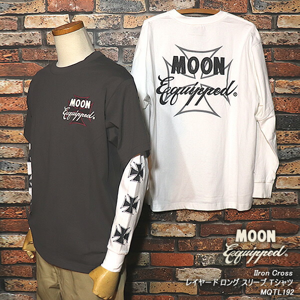 楽天市場】MOON EQUIPPED iron Cross レイヤード ロングスリーブT