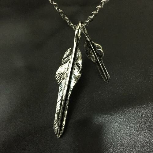 楽天市場】ネックレス フェザーネックレス メンズネックレス シンプル