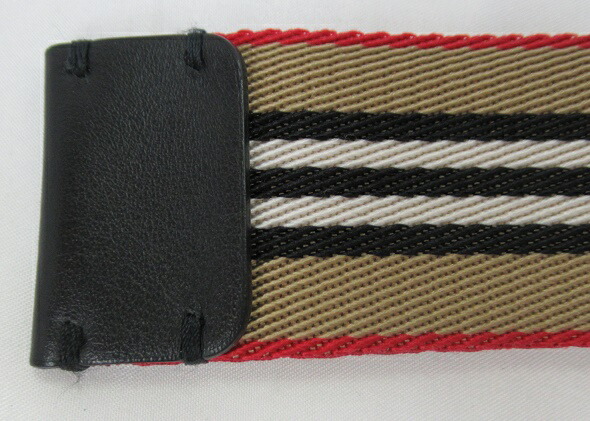 楽天市場】BURBERRY/バーバリーアイコンストライプ ダブルDリング