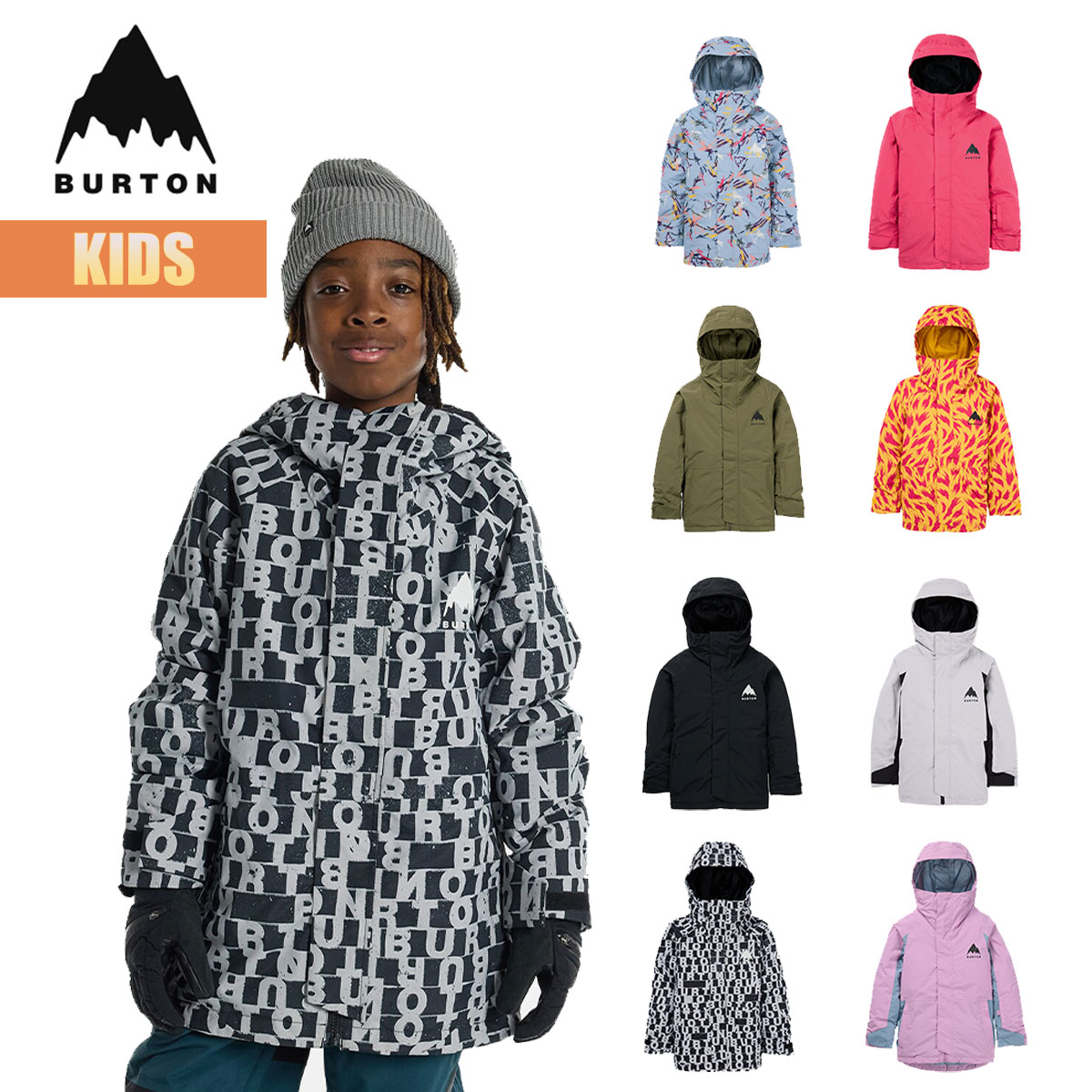Burton 子供用スノーボードウェア 上下セット サイズ110 BURTON スノボ
