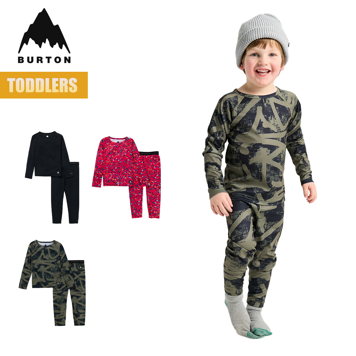 BURTON 子ども用スノーボードウェア アニマル迷彩　2T　90〜100cm BURTON（バートン） 24-25 BURTON スノーボードウェア キッズ Kids