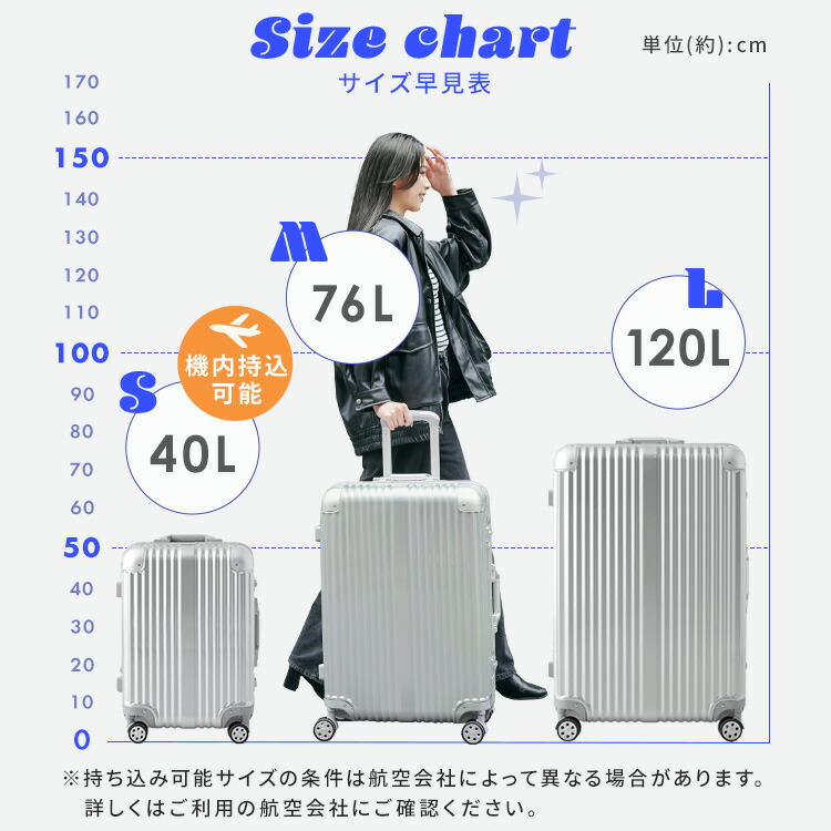 楽天市場】スーツケース Lサイズ 大容量 アルミ キャリーケース アルミ