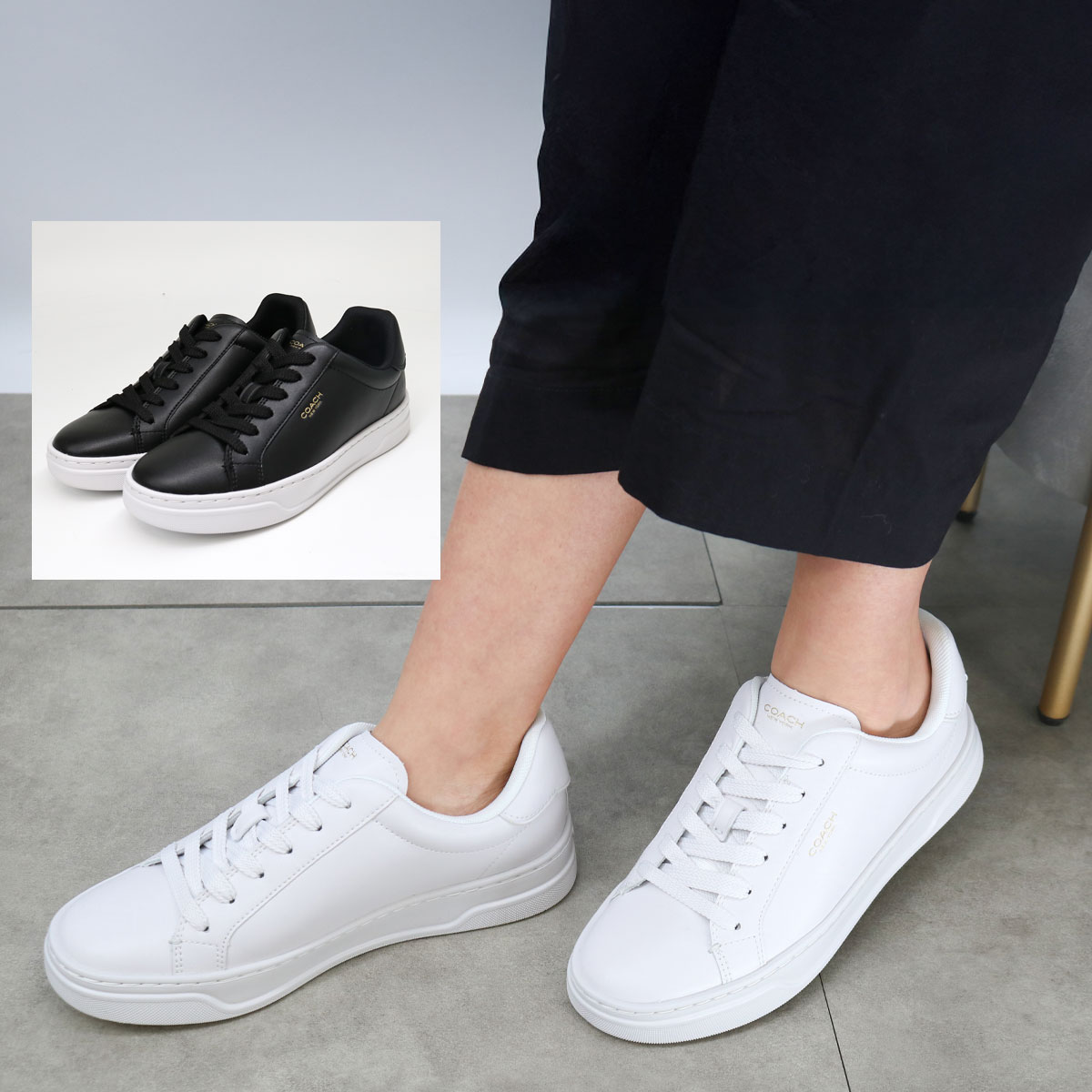 楽天市場】白 スニーカー（ブランドコーチ）（靴）の通販