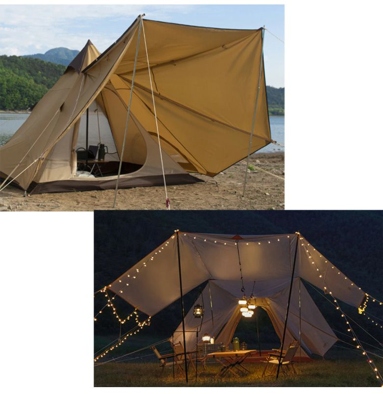 楽天市場】TANXIANZHE タンシャンゼ テント ファミリー ワンポール