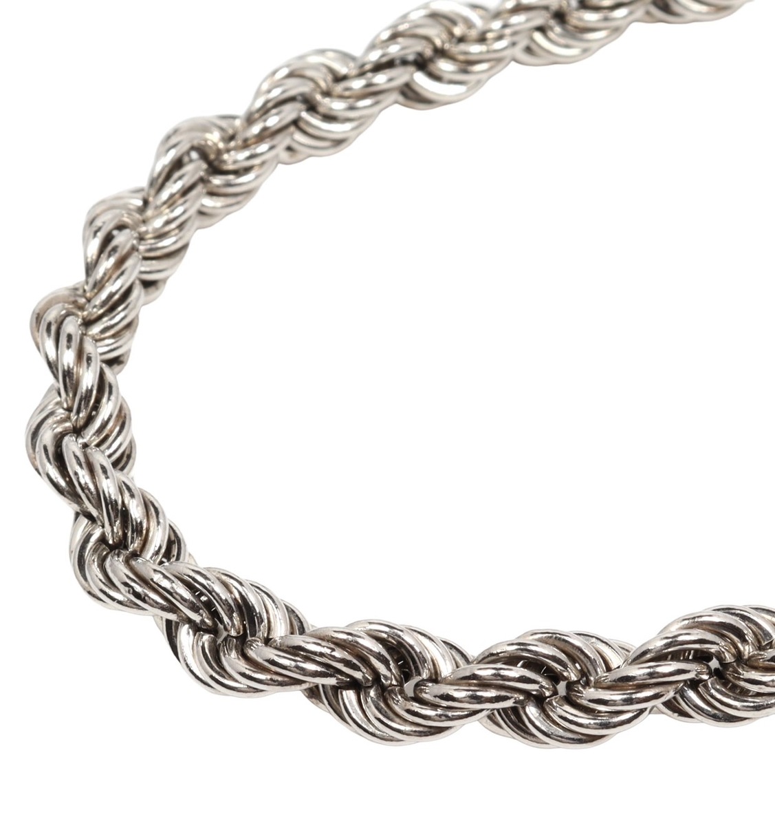 楽天市場】【中古】Pt850 ロープ チェーン ブレスレット 5.8mm 16.5cm