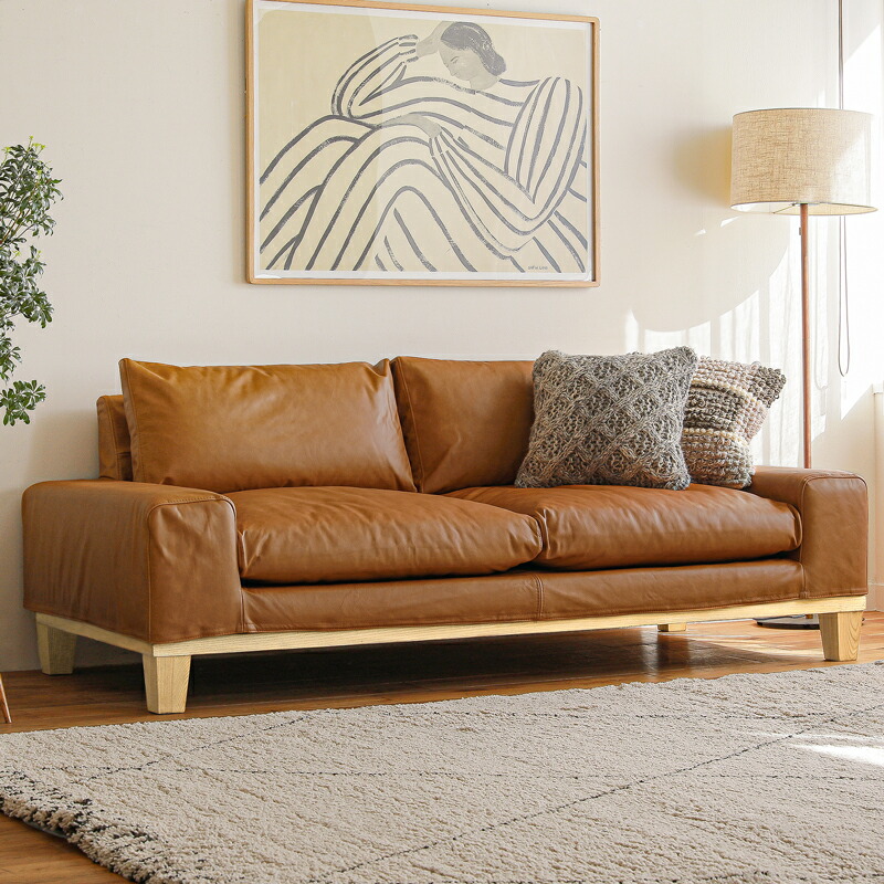 楽天市場】3人掛けソファー folk／NA 北欧 ナチュラル ファブリック