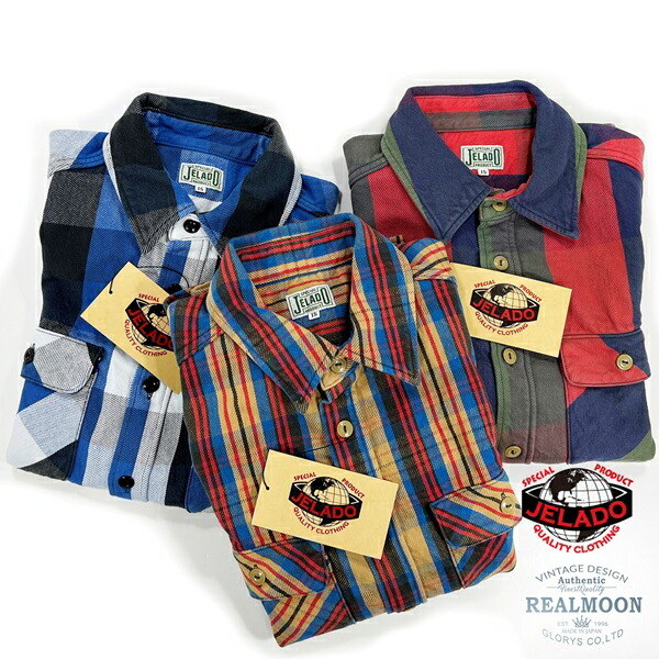 楽天市場】JELADO ネルシャツ No.JP82125 