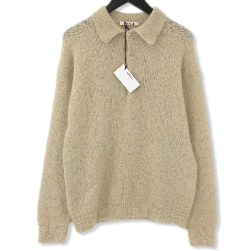 楽天市場】【中古】美品 AURALEE オーラリー BRUSHED SUPER KID MOHAIR