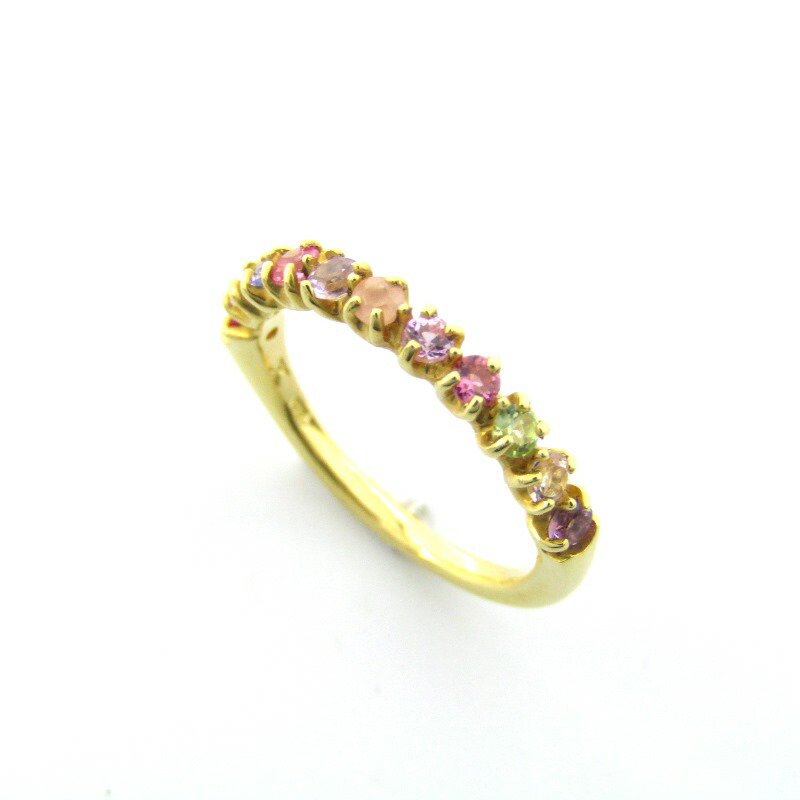 楽天市場】【中古】美品 Bizoux ビズー リング マルチカラージュエル