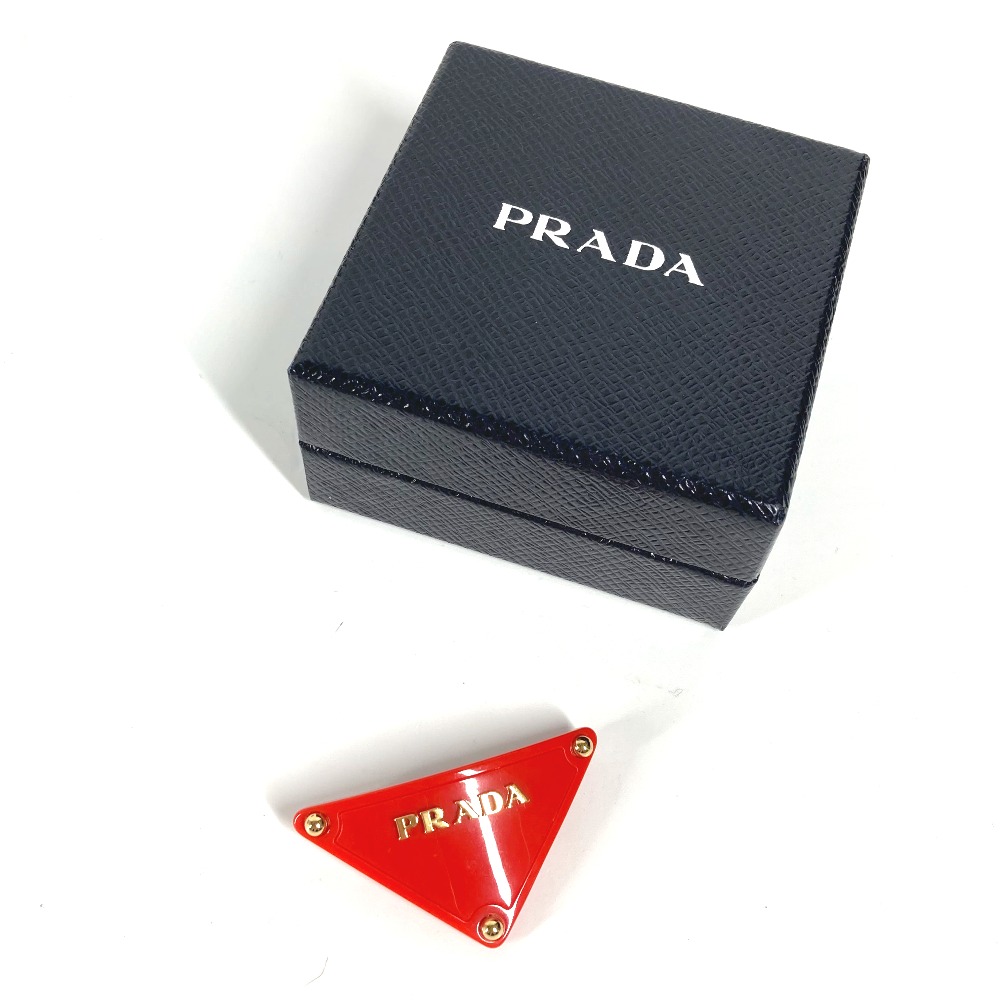 楽天市場】PRADA プラダ トライアングルロゴ 三角ロゴ ヘア