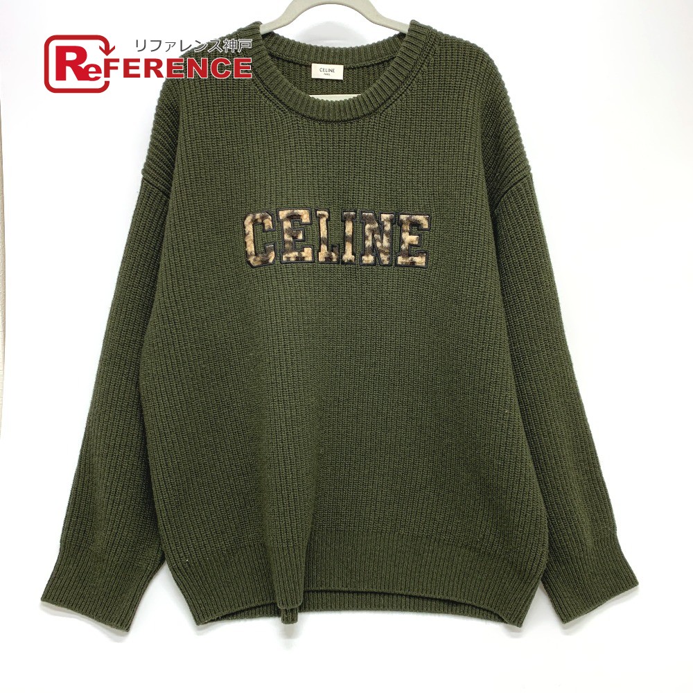 楽天市場】CELINE セリーヌ 2AB97 ロゴ レオパード 豹 ヒョウ柄 リブ網