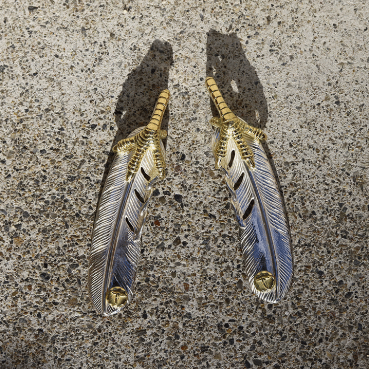 tady&king 爪金 特大フェザー GPロングホーン