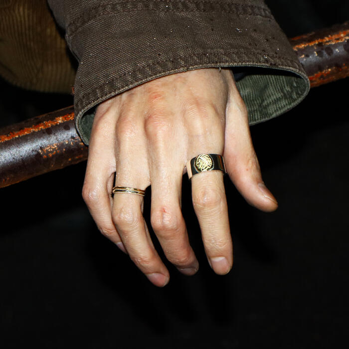 楽天市場】TADY&KING 平打ちリングK18インディアン(10mm) : TADY＆KING