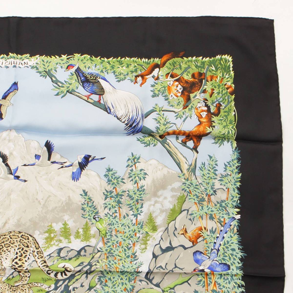 楽天市場】【エルメス】Hermes カレ90 シルクスカーフ SiCHUAN 四川省