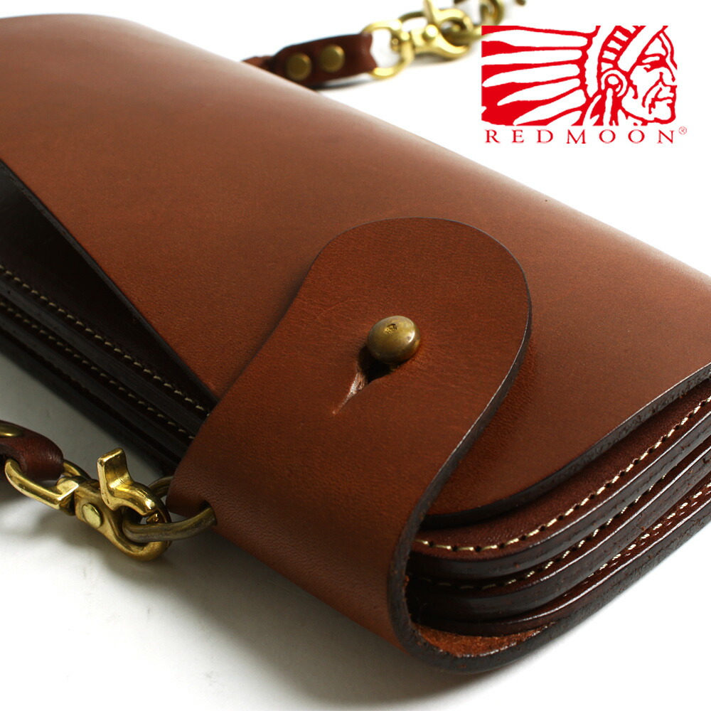 楽天市場】REDMOON レッドムーン ウォレットロープ付ウォレット 革