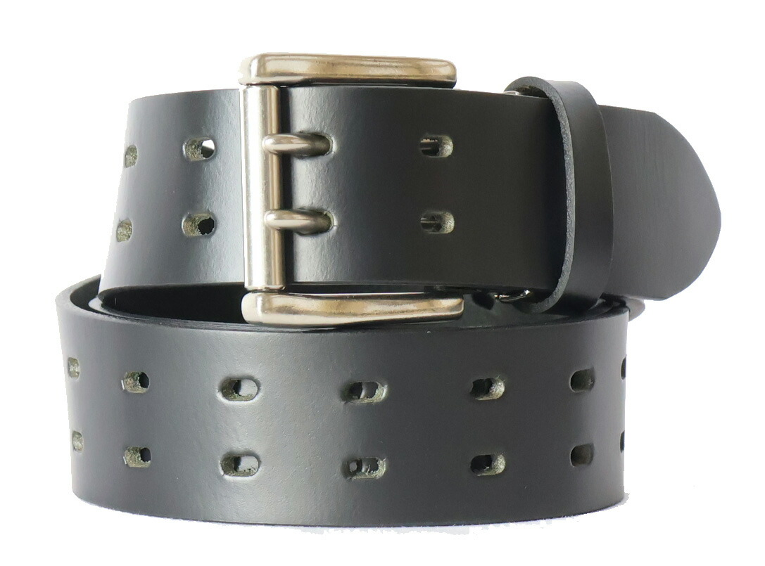 楽天市場】飯田工房 ダブルピン レザーベルト 日本製 本革 カジュアル