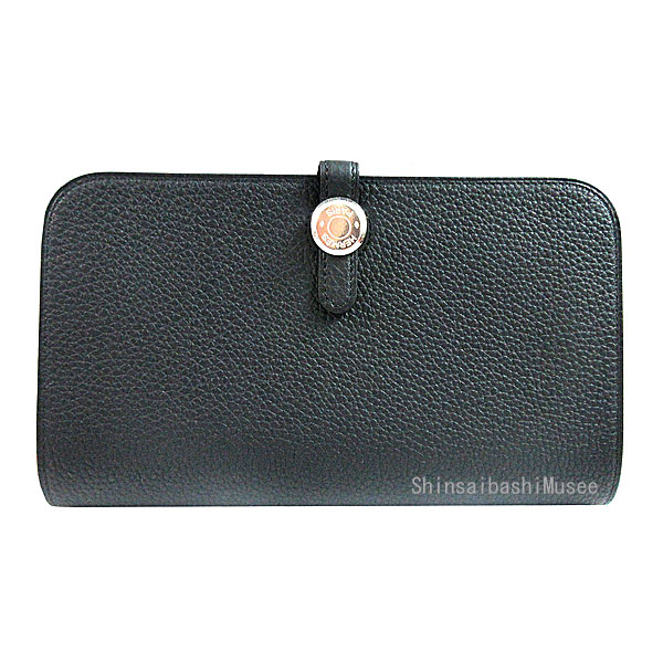 楽天市場】《Brand new》HERMES Dogon Duo GM Togo Black Silver