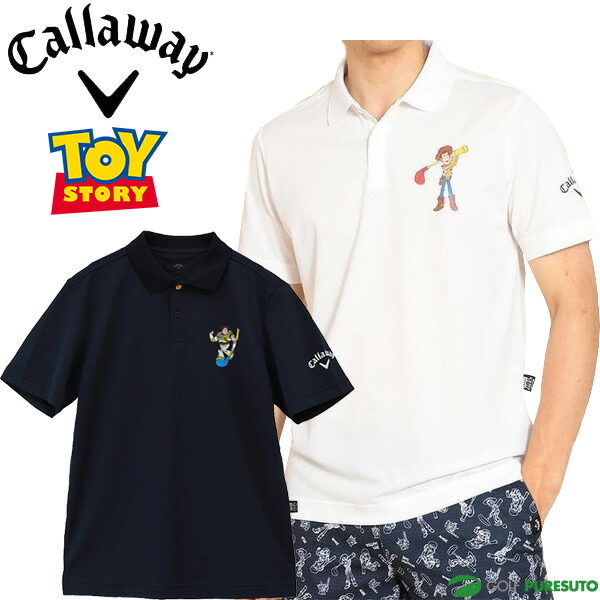 楽天市場】キャロウェイ 半袖 ポロシャツ 鬼鹿の子 トイストーリー TOY
