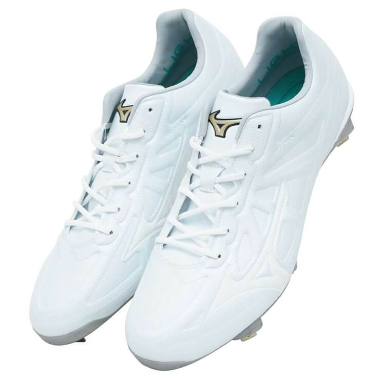 楽天市場】ミズノ 野球 白スパイク ライトレボエリート ワイド CK