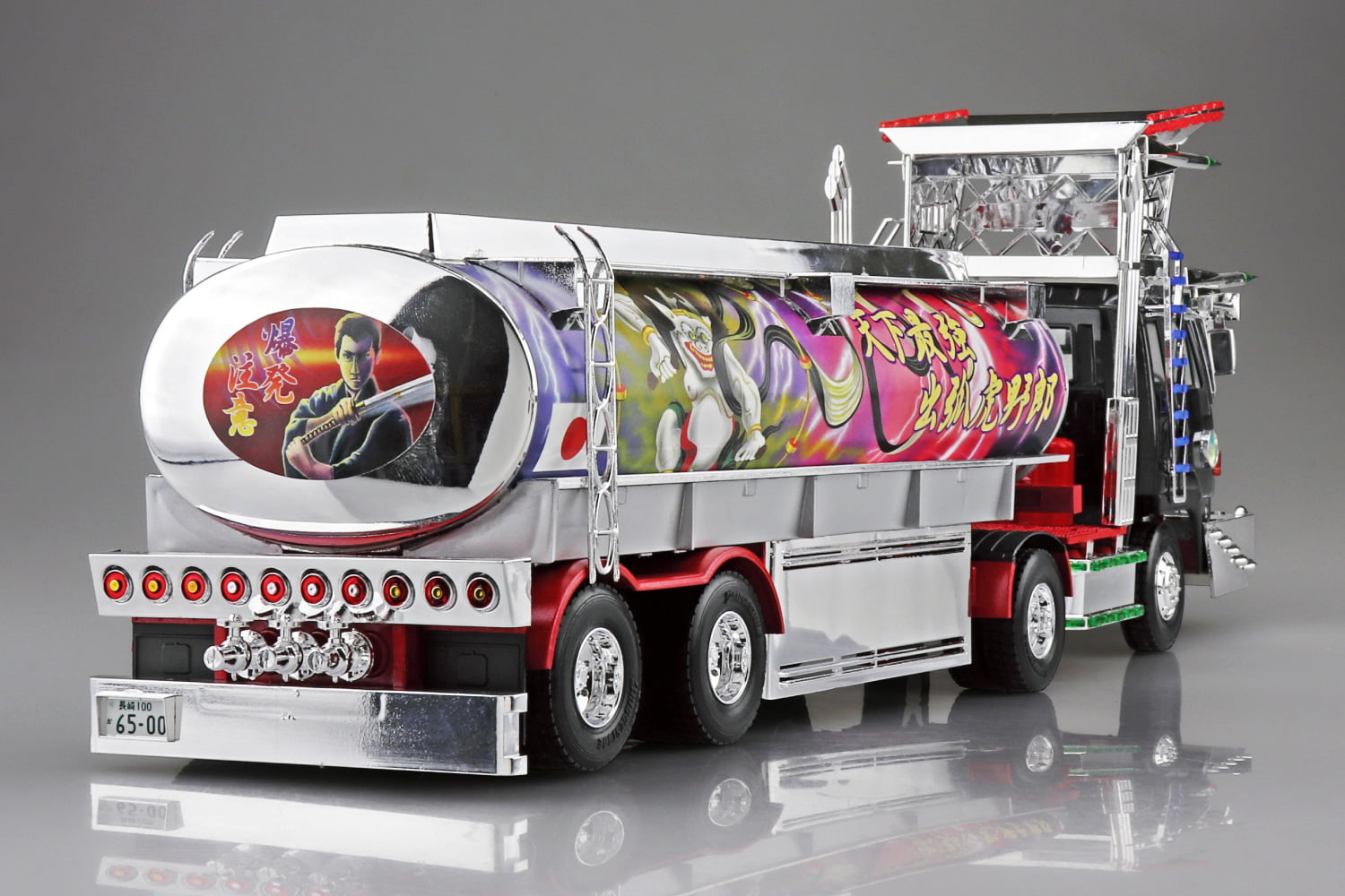 楽天市場】アオシマ プラモデル 1/32 ザ・デコトラ No.6 鬼雷砲