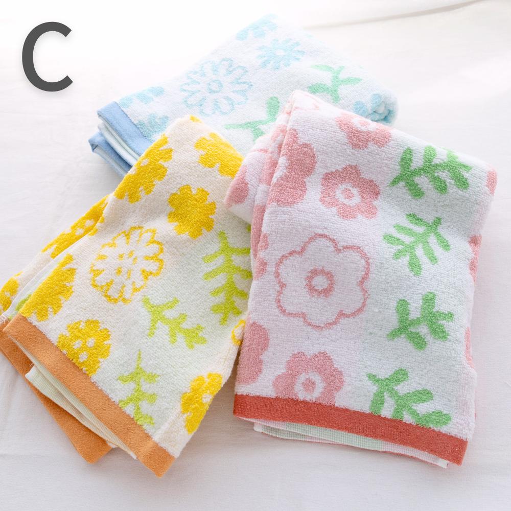 楽天市場】ミニバスタオル 同色2枚セット 花柄 | タオル セット ミニ