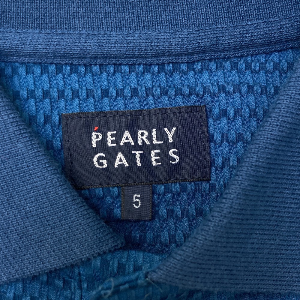楽天市場】PEARLY GATES パーリーゲイツ 半袖ポロシャツ ネイビー系 5