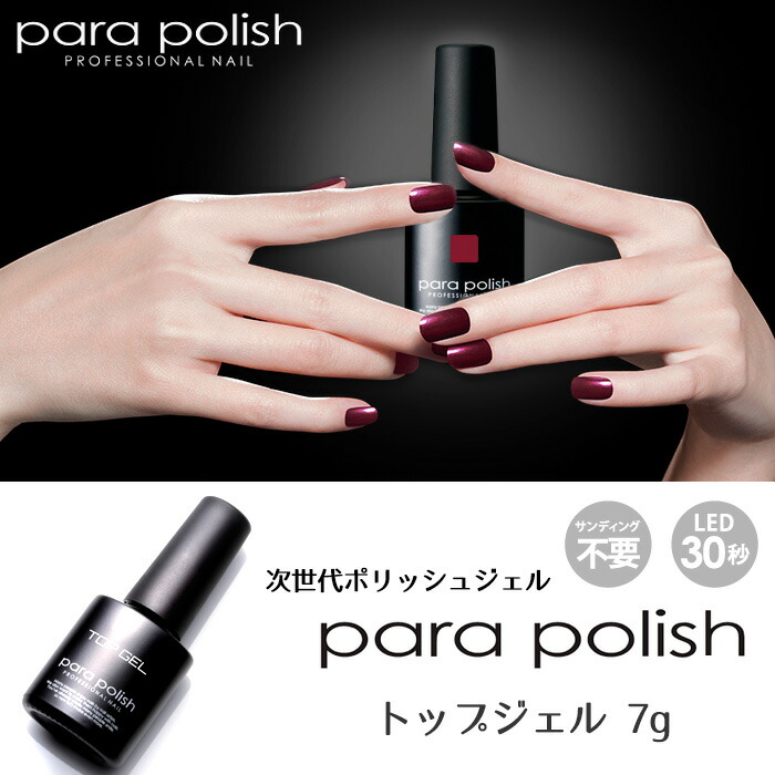 楽天市場】パラポリッシュ トップジェル 7g para polish para gel