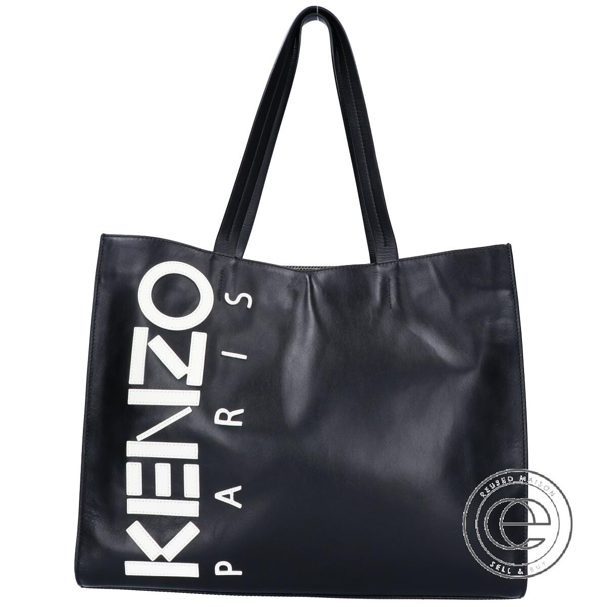 楽天市場】KENZO ケンゾー ロゴ レザー トートバッグ ブラック