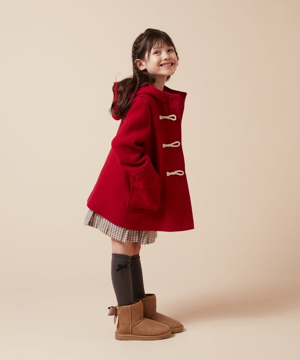 a.v.v｜[140-150]【選べる5色展開】ライトフェイクウールダッフル