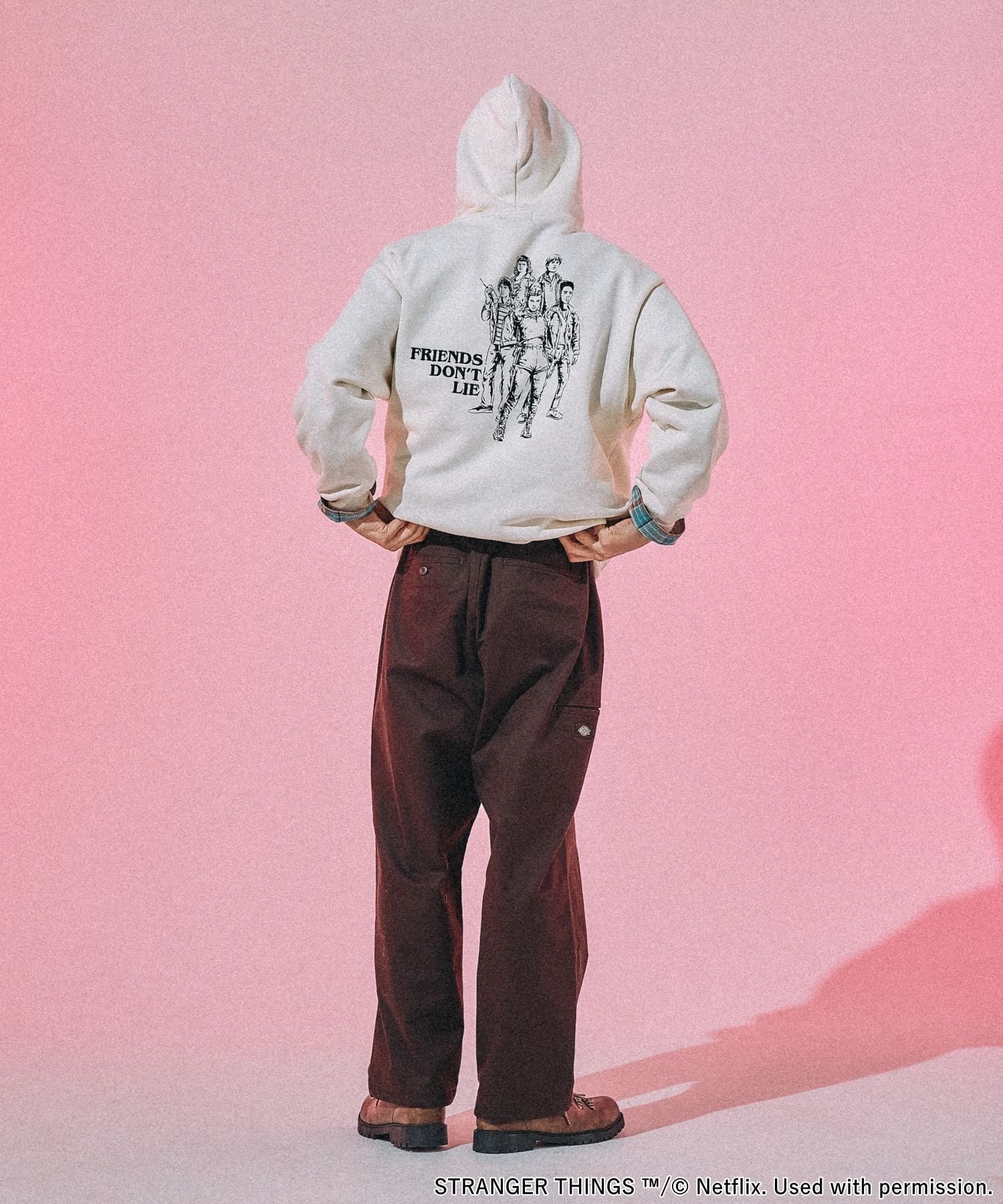 niko and ｜【STRANGER THINGS】コラボグラフィックパーカー