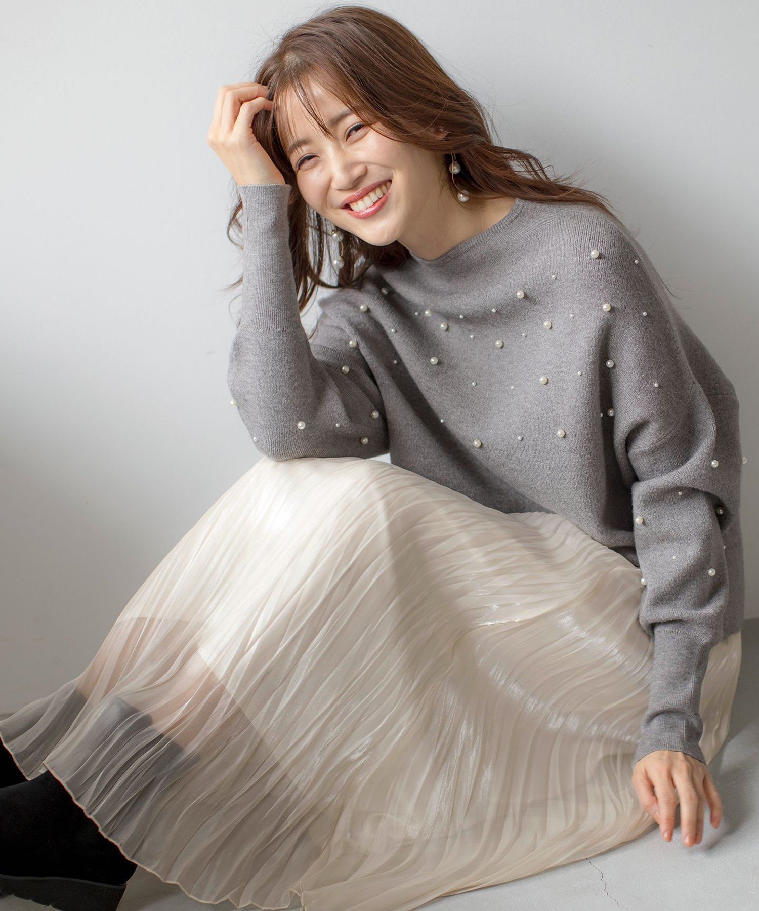 ANY SIS｜【洗える】オーロラプリーツ スカート | Rakuten Fashion