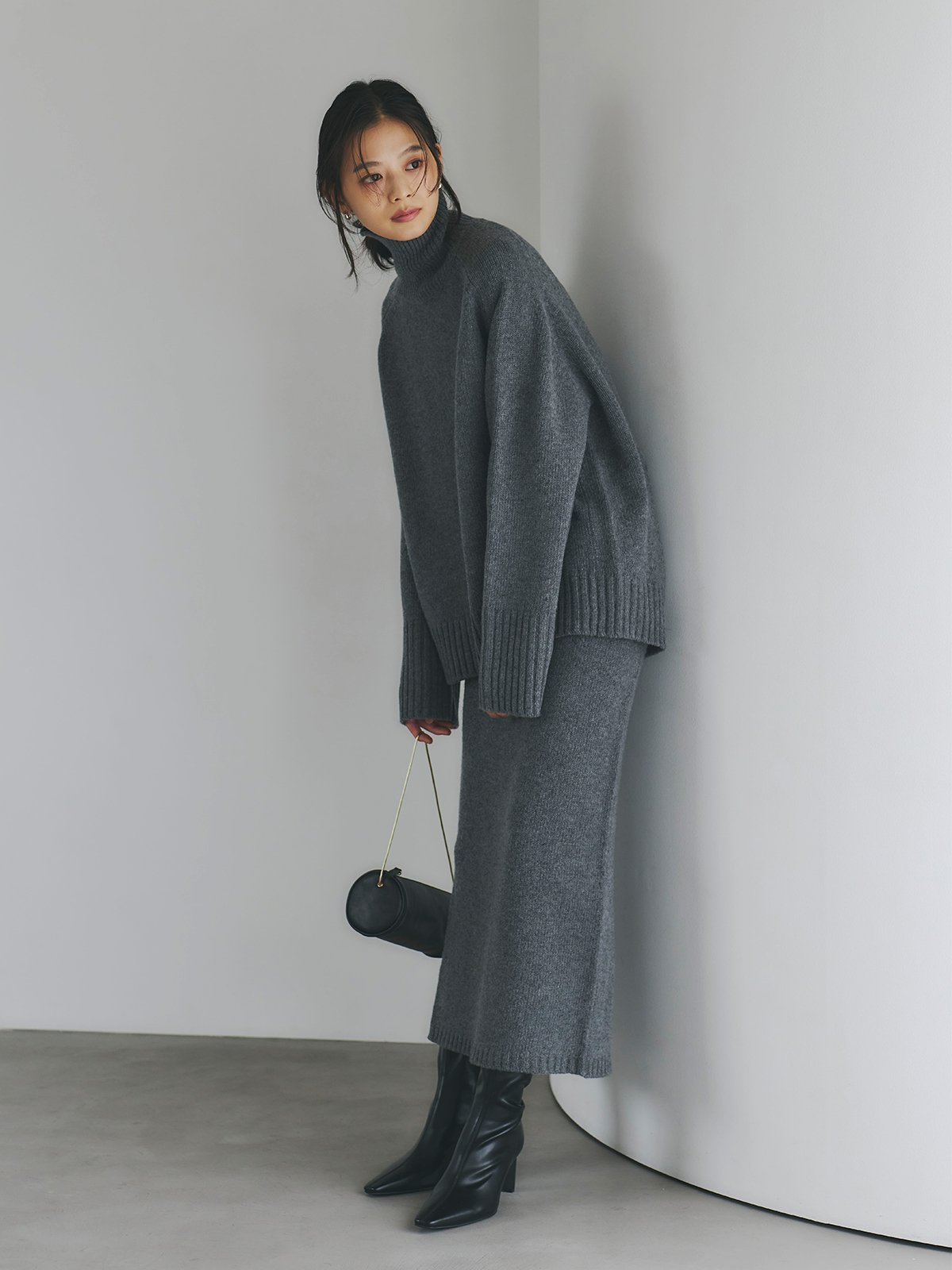 anuans｜HAMILTONウールカシミヤタートルネックプルオーバー | Rakuten