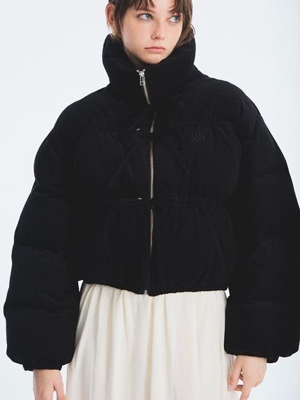 FURFUR｜コーデュロイリボンショートパディングジャケット | Rakuten