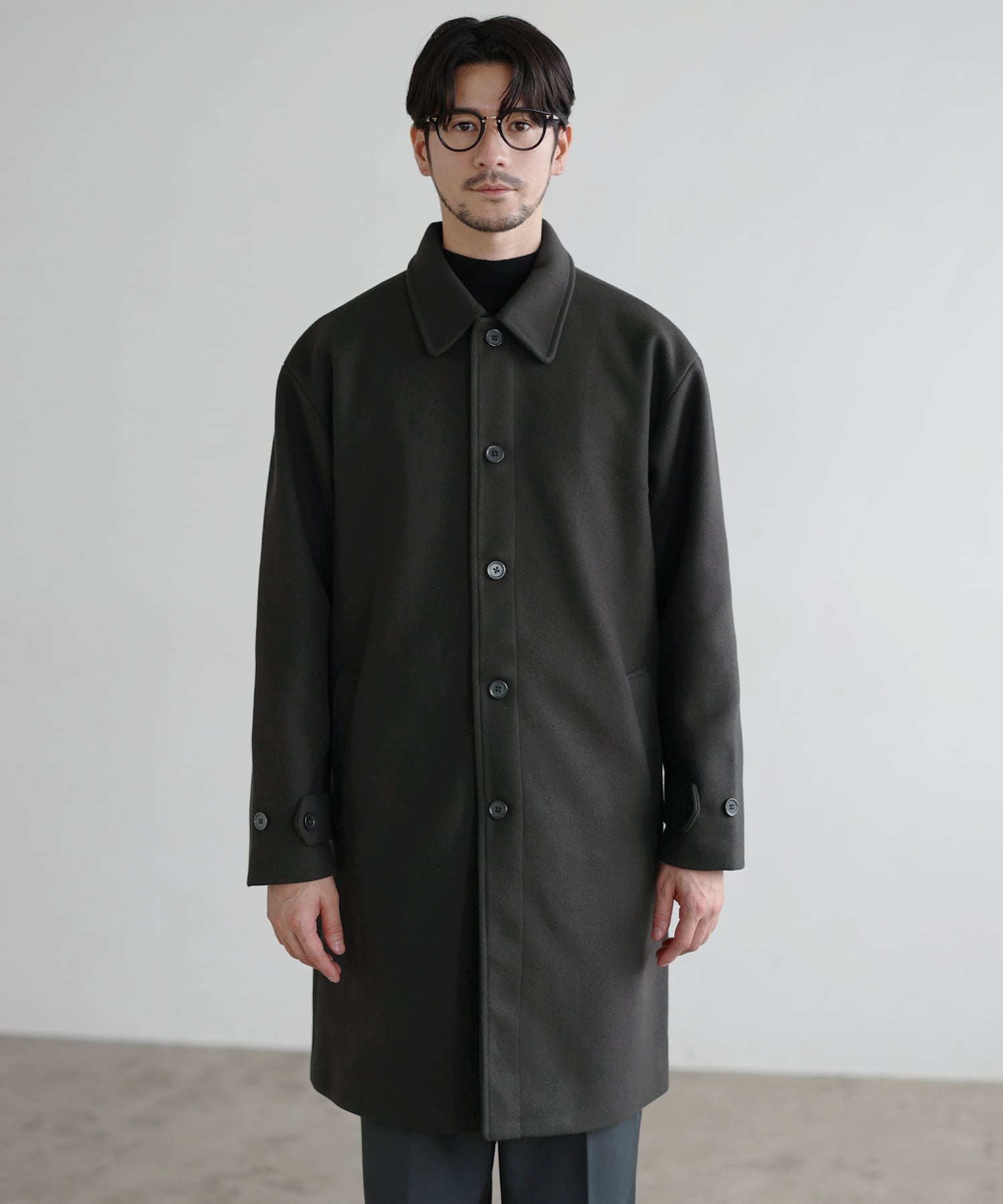 THE CASUAL｜メルトンステンカラーコート | Rakuten Fashion(楽天