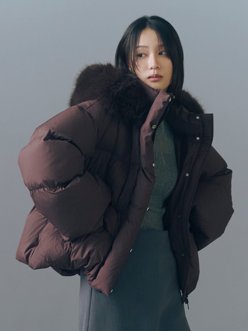 FRAY I.D｜フードファーショートダウンコート | Rakuten Fashion(楽天