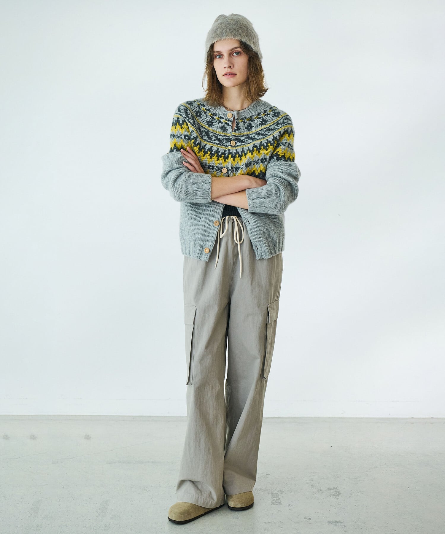 Bshop｜MORRIS & SONS | チャンキーノルディックカーディガン WOMEN