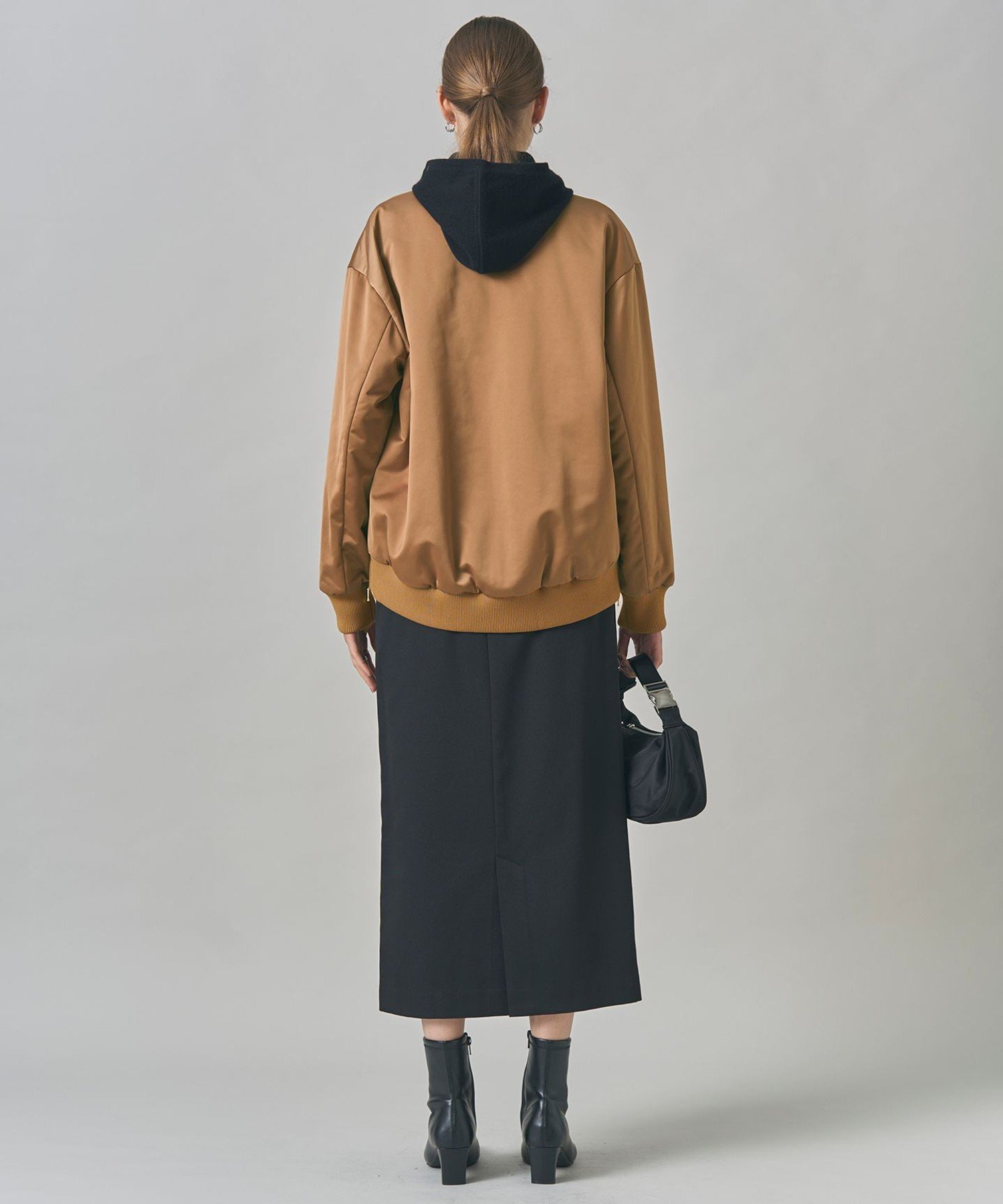 ICB｜【洗える】 マットサテン MA-1ブルゾン | Rakuten Fashion(楽天