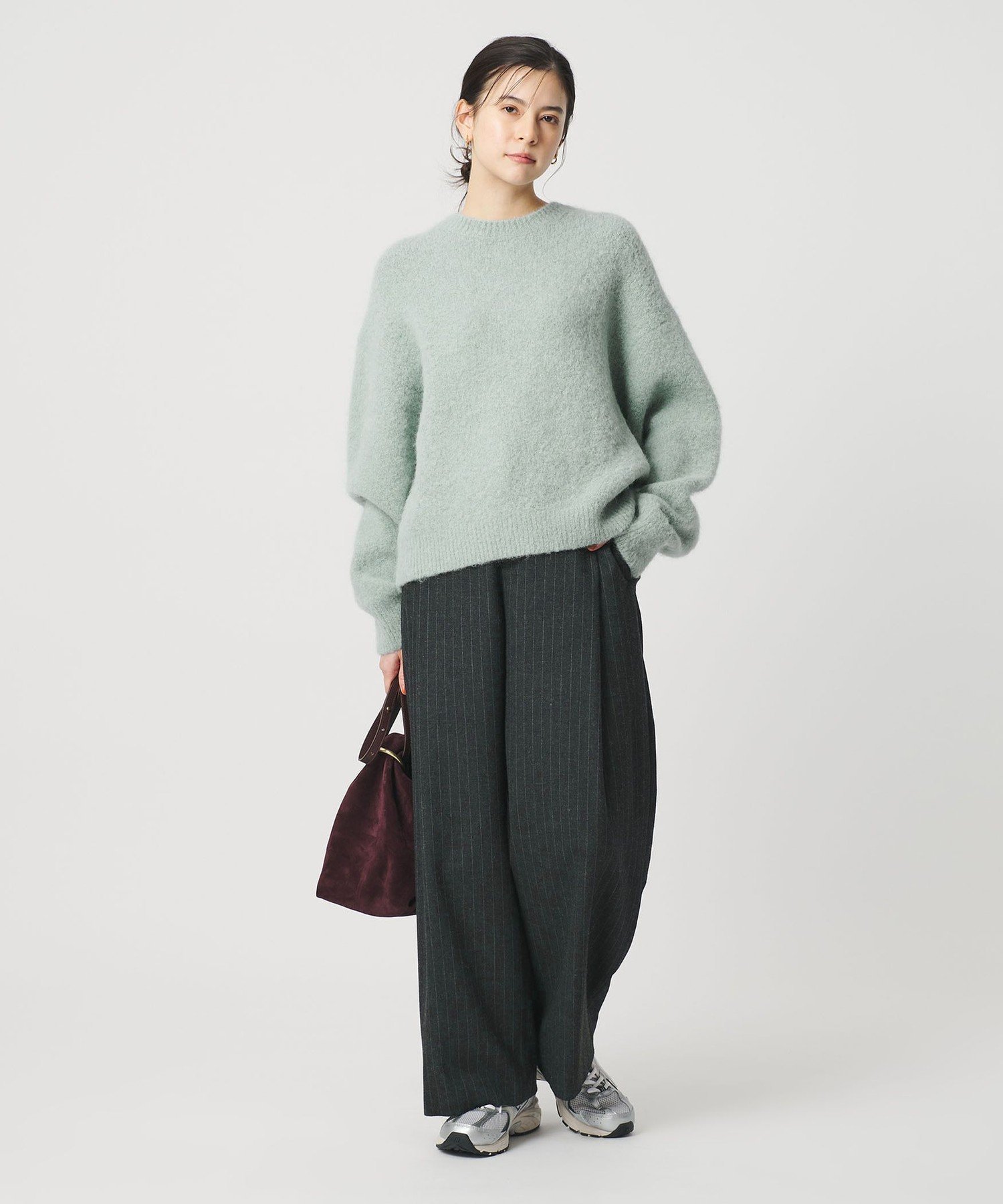 BEAUTY&YOUTH UNITED ARROWS｜アルパカブレンド シャギー ニットプル