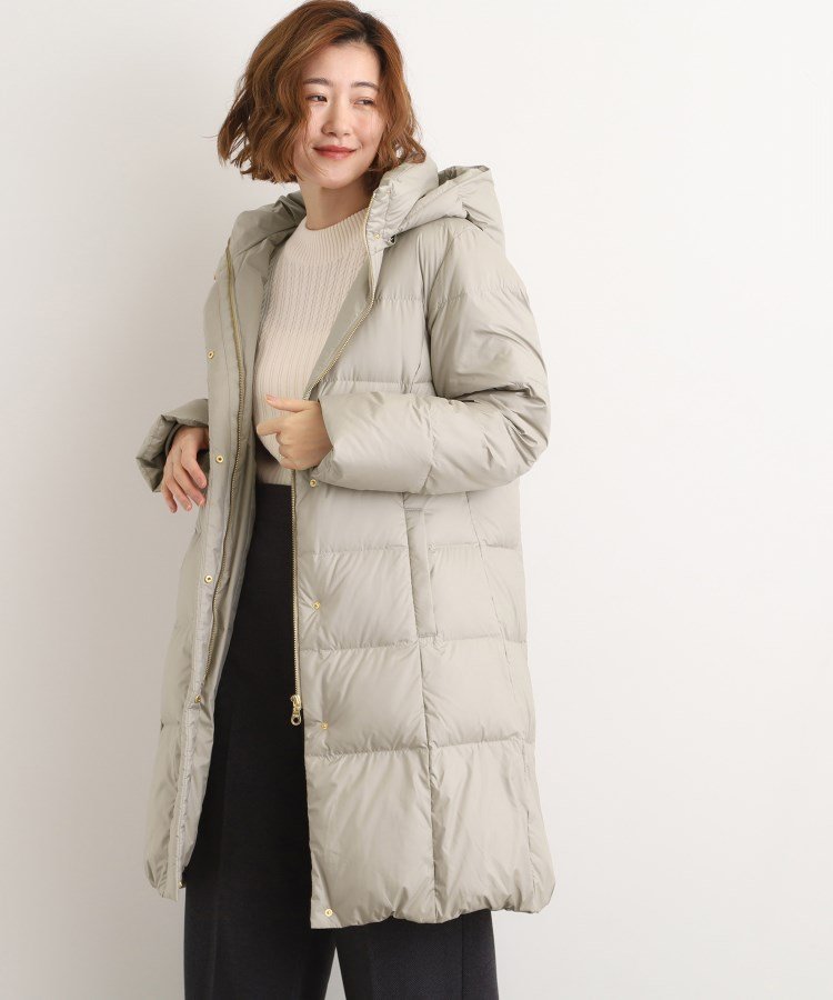 grove｜【名品アウター/800FP・多機能】つつまれダウンロング