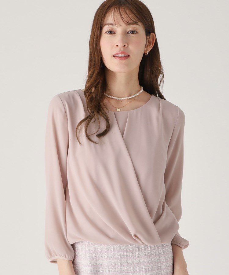 COUP DE CHANCE｜【洗える/日本製/通勤】カシュクール風ブラウス
