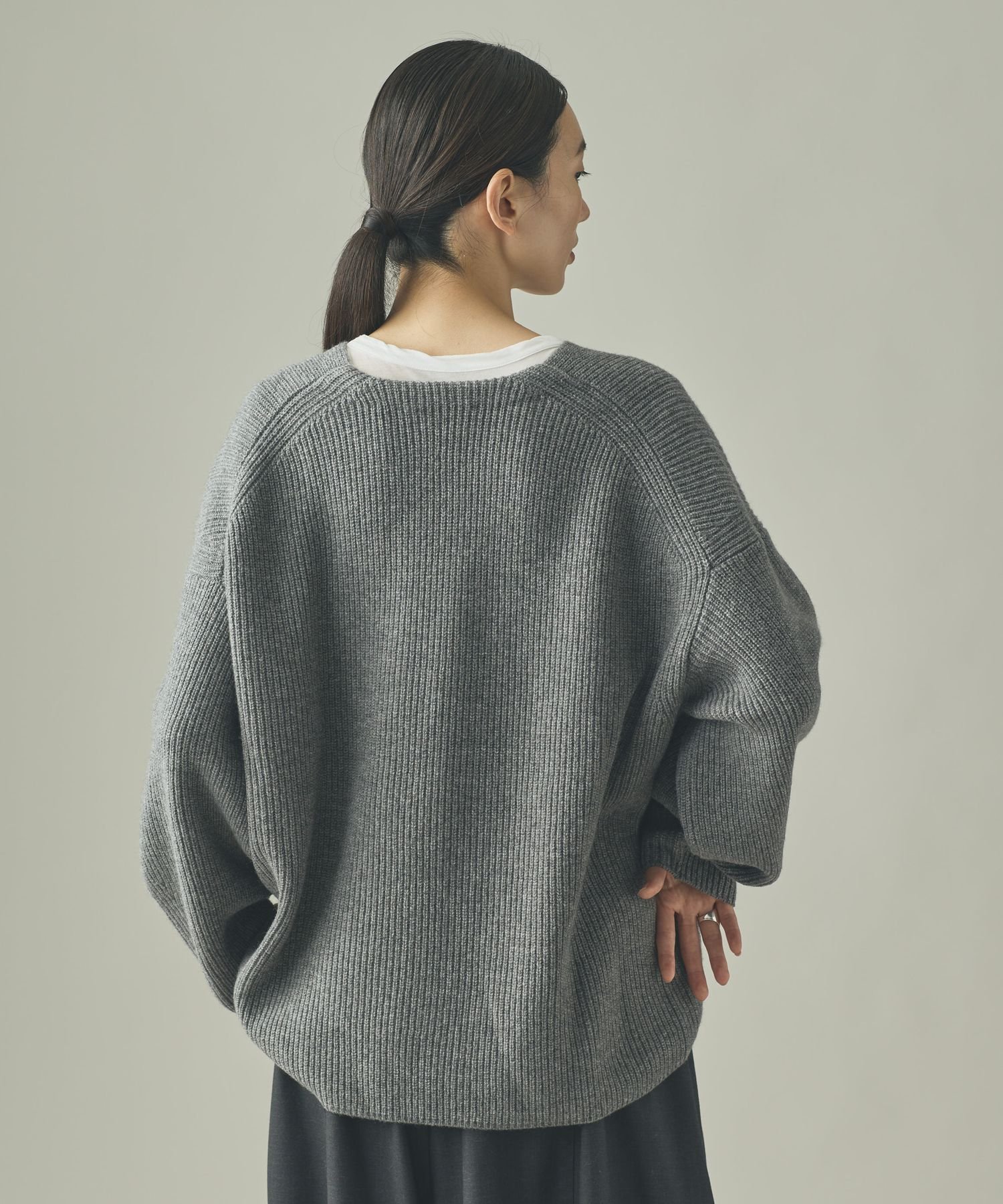 Curensology｜ウールカシミヤUネックニットプルオーバー | Rakuten